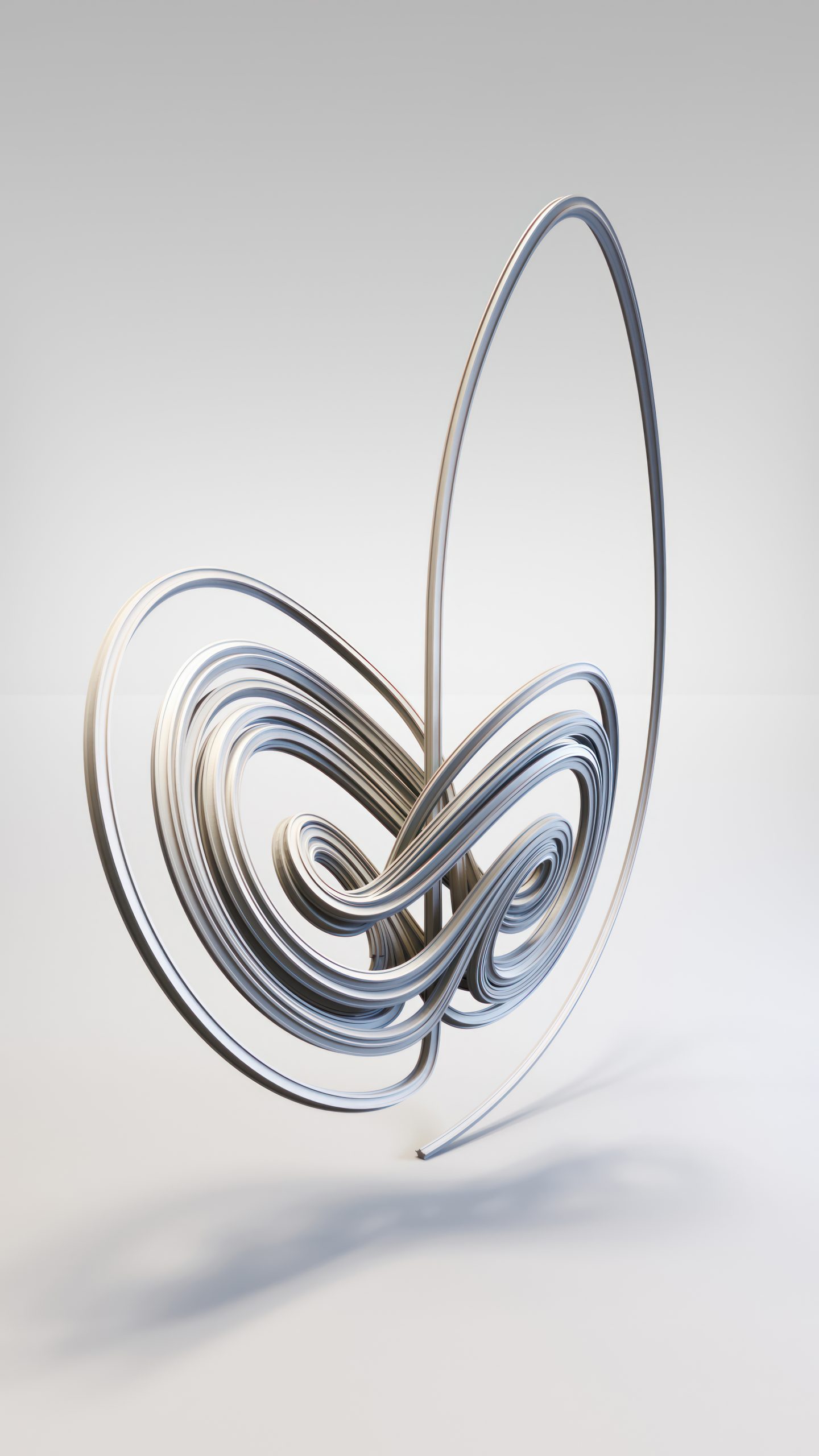 Finance System strange attractor art by Riccardo Zerbinati