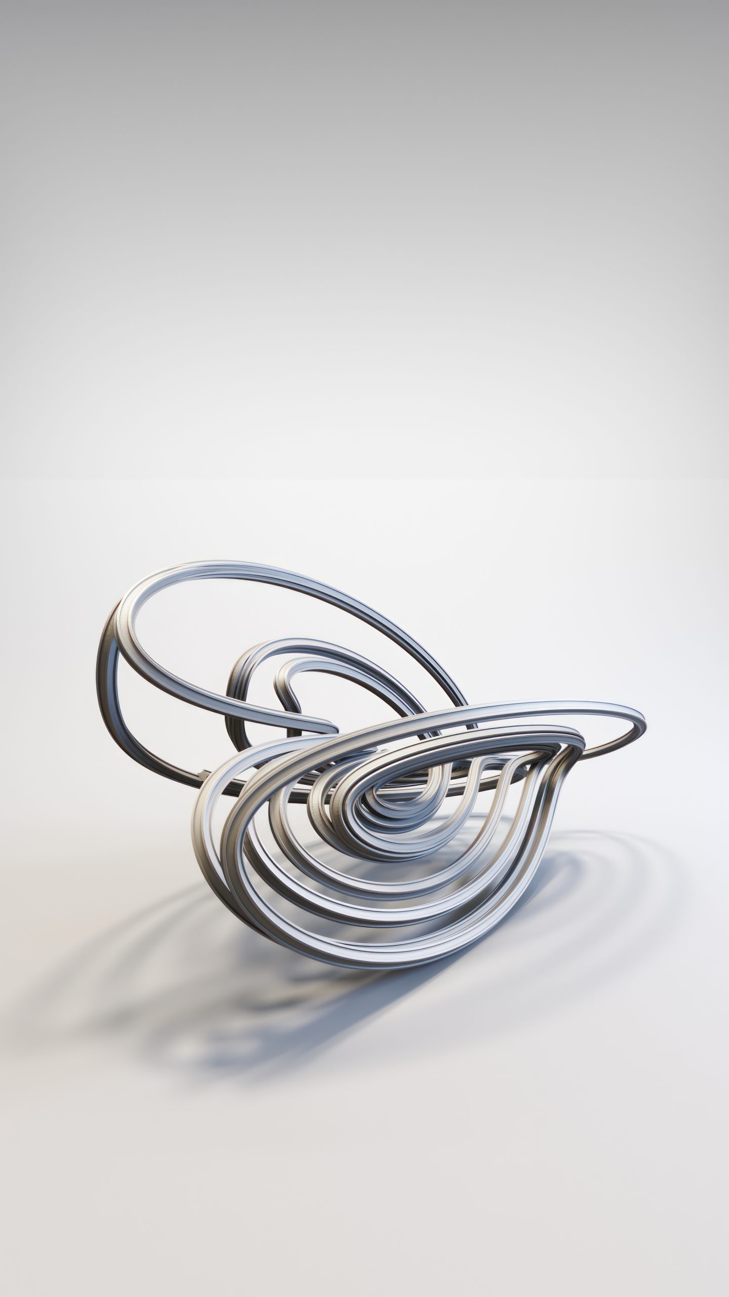 Four-Wing System strange attractor art by Riccardo Zerbinati