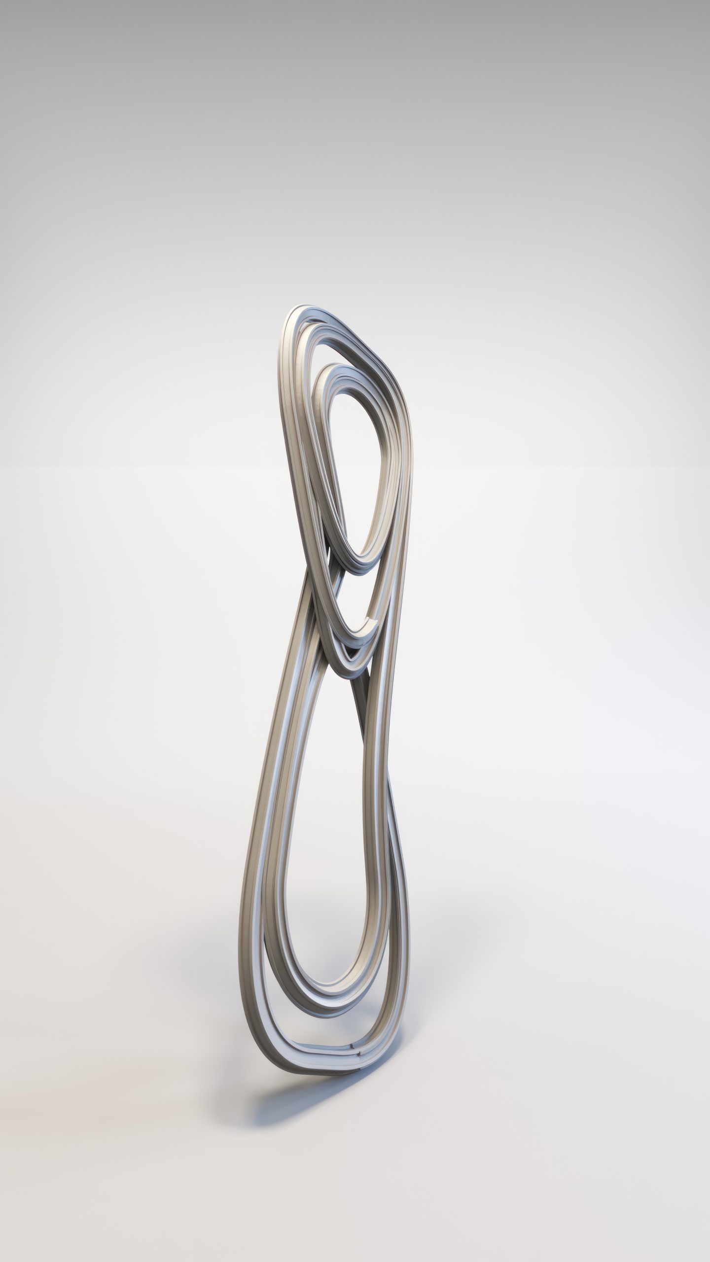 3-Cell CNN System strange attractor art by Riccardo Zerbinati