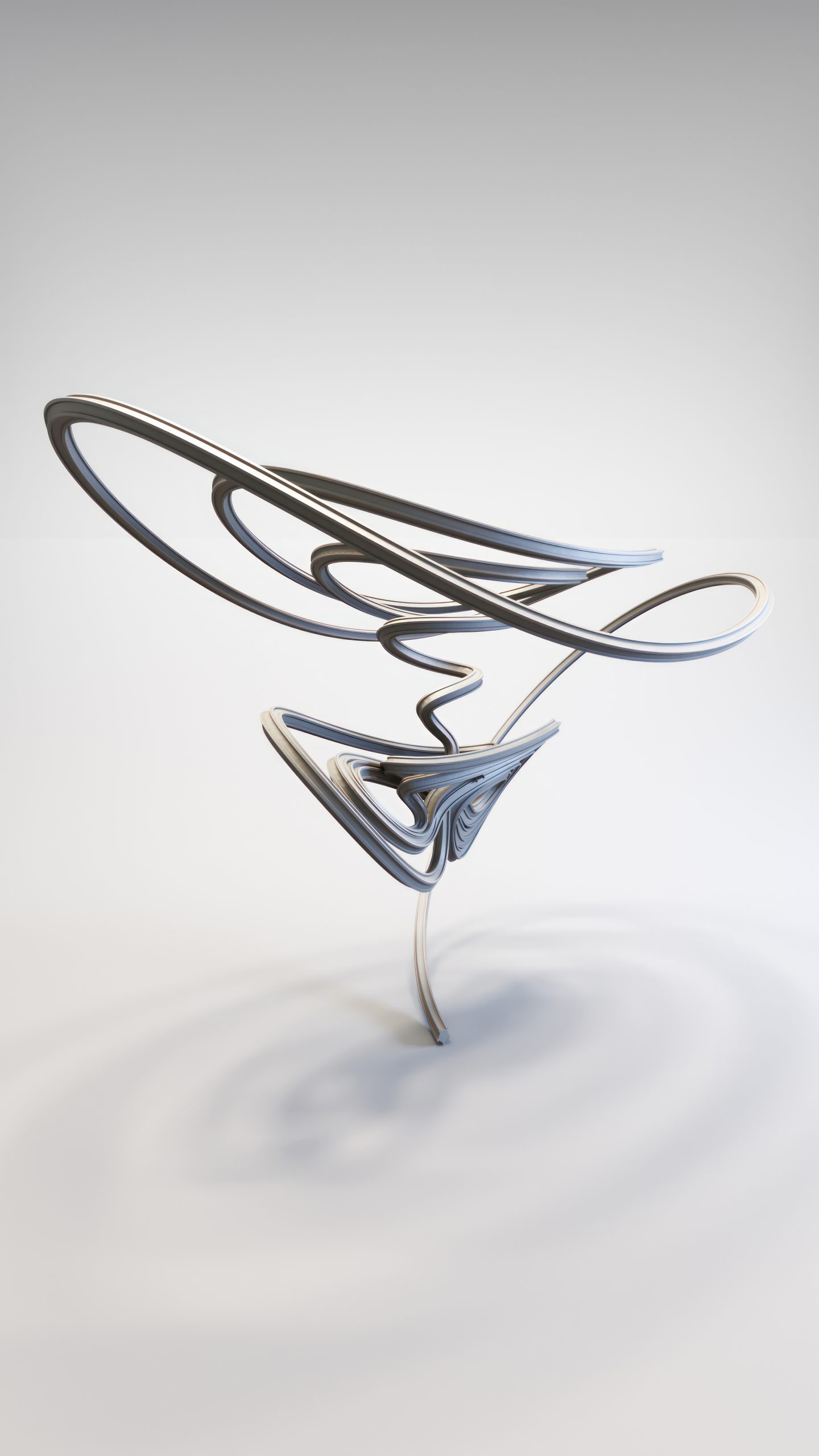 Qi–Chen System strange attractor art by Riccardo Zerbinati